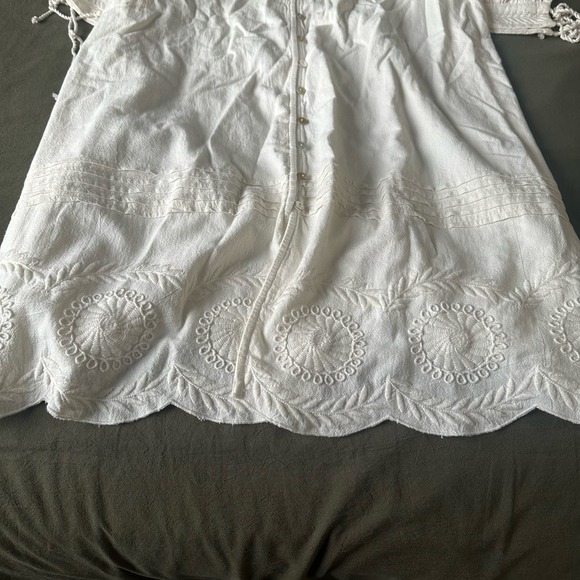 Cleobella Ivory Midi Dress Sz XS - Picture 7 of 12